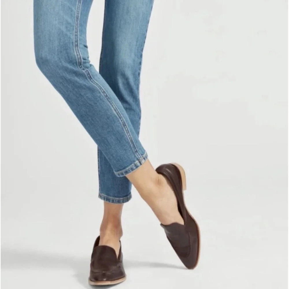 Everlane Women's Burgundy The Modern Loafer Size 9.5 - Picture 1 of 7